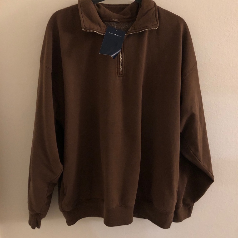 NWT brandy Melville quarter zip